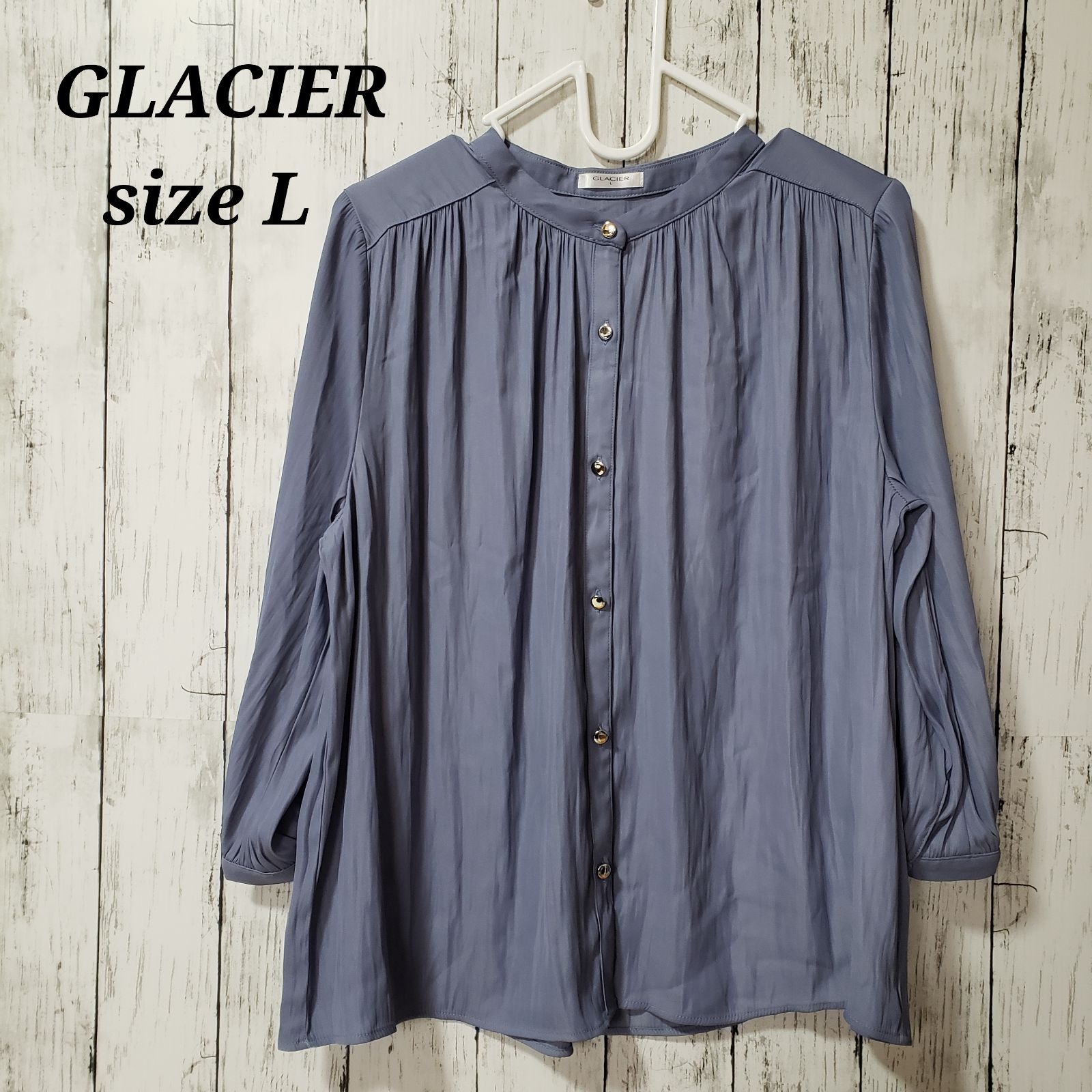 GLACIER レディース ブラウス シアートップス S シースルー - シャツ