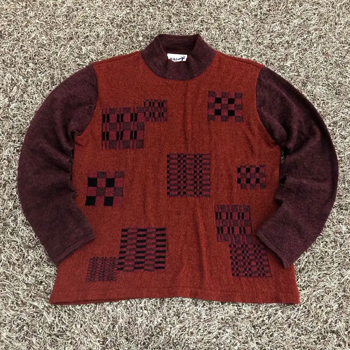 ISSEI MIYAKE 赤茶色ニット メンズ／ニット – isseymiyake.com