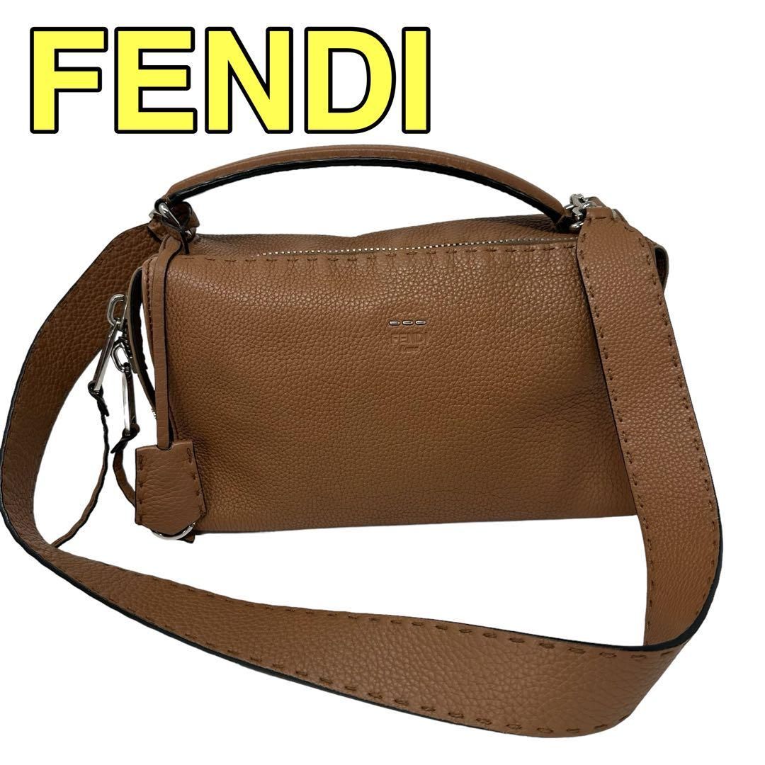 フェンディ 8BL137 レザー セレリアレイ 2WAY ハンドショルダー 