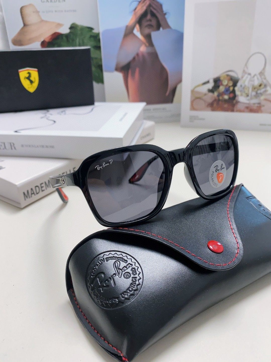 Ray Ban レイバン×フェラーリ サングラス RB4343-1