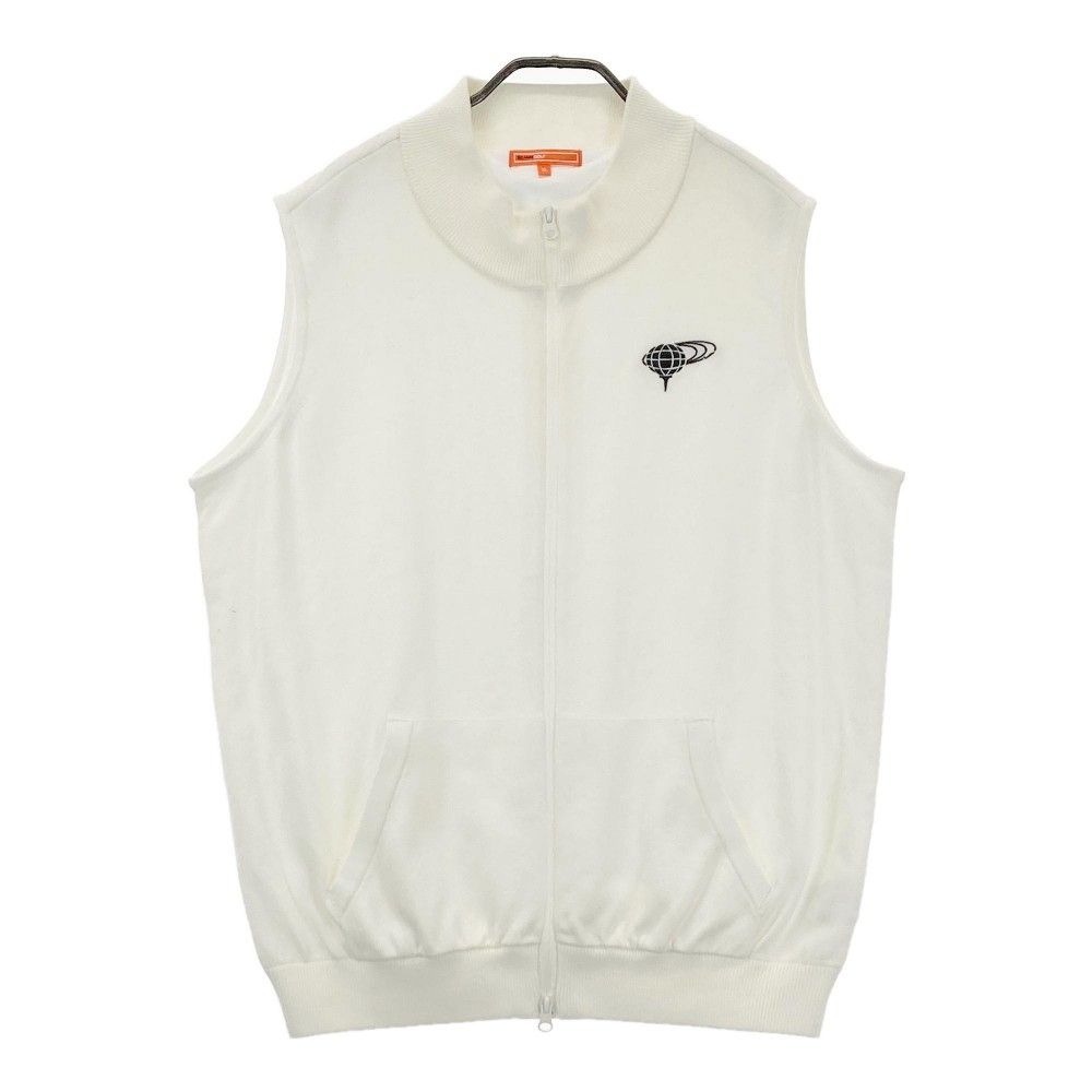 BEAMS GOLF 切替 ジップベスト ホワイト系 XL　ビームスゴルフ サイズ：XL BEAMS GOLF ビームスゴルフ 切替 ジップベスト