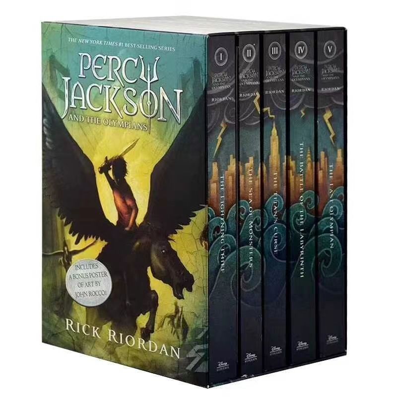 Percy Jackson 5冊セット　洋書　英語勉強　英語絵本 Percy Jackson the Olympians 英語絵本 洋書 5冊 英語勉強 #602