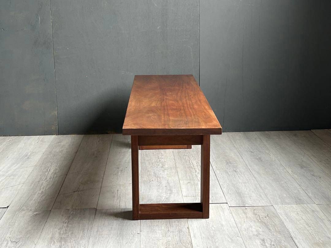 シンプルマスターウォールウォールナット無垢材ベンチヴィンテージSZZ