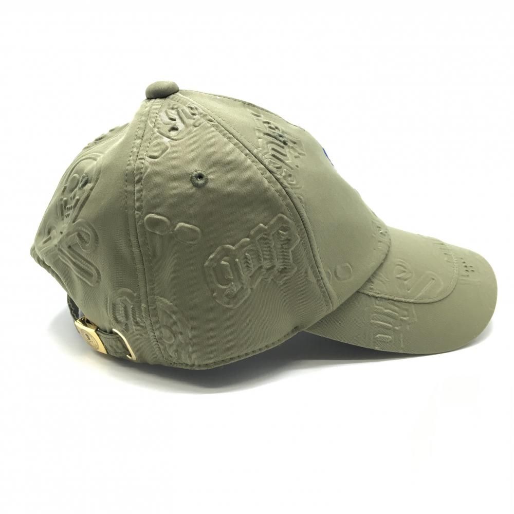 マーク＆ロナ キャップ カーキ ☆特価☆新品マークアンドロナ キャップ カーキ エンボススカル総