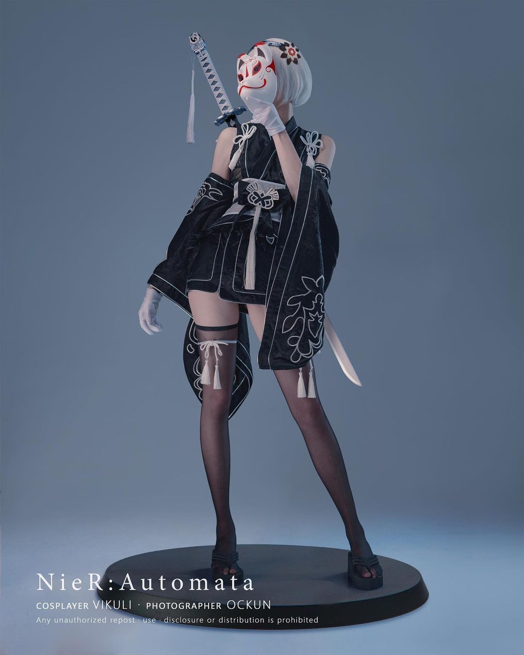 ニーアオートマタ 2B 和服 コスプレ 衣装 - メルカリ