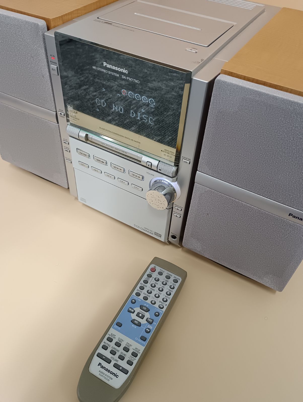 Amazon.co.jp: Panasonic SC-PM77MD-S MDステレオシステム