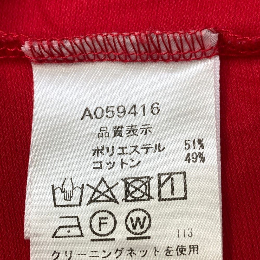 サイズ：40 ARCHIVIO アルチビオ ノースリーブポロシャツ レッド系