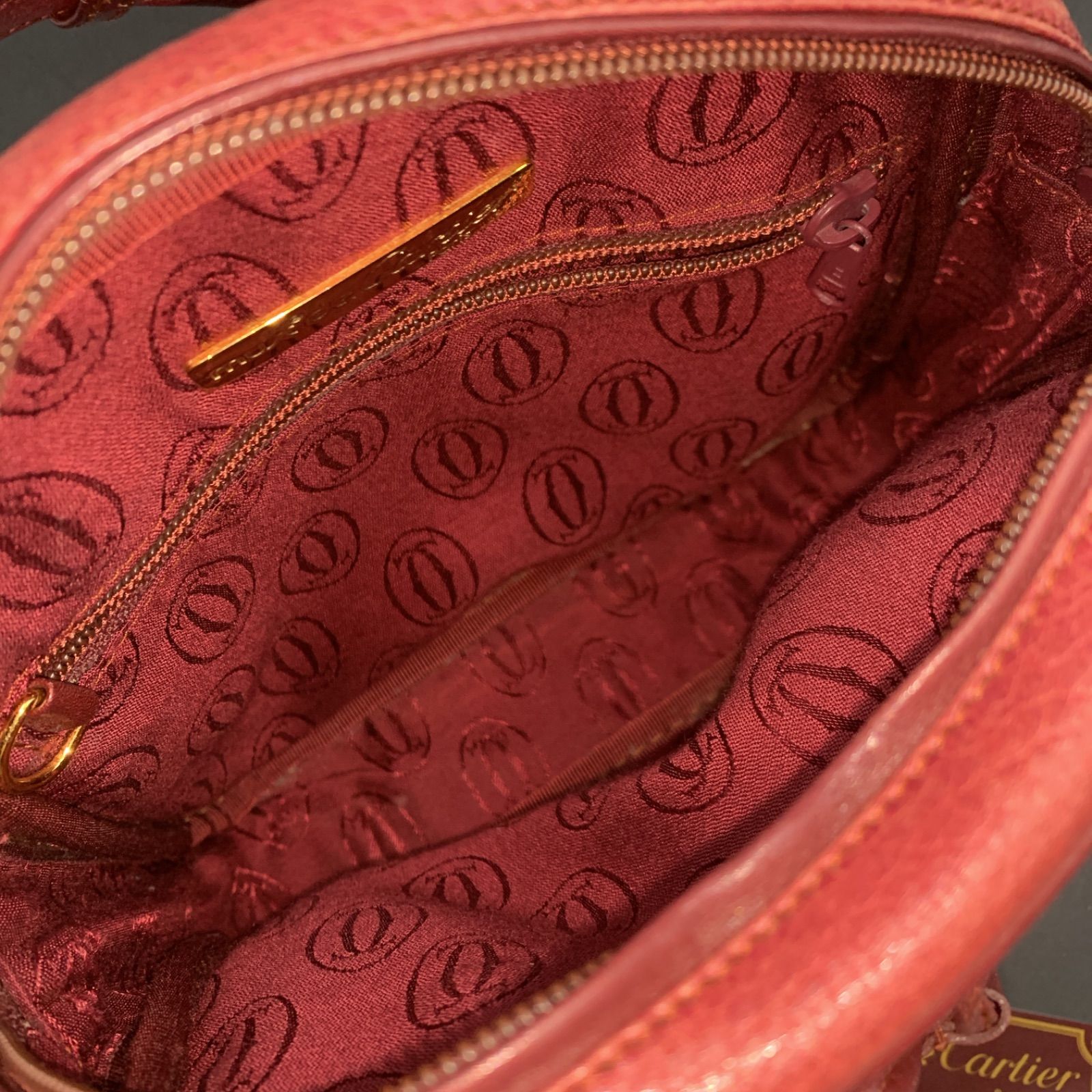 Cartierカルティエ マストライン トリニティ レザーショルダーバッグ 73 Cartier カルティエ マストライン トリニティ ショルダー