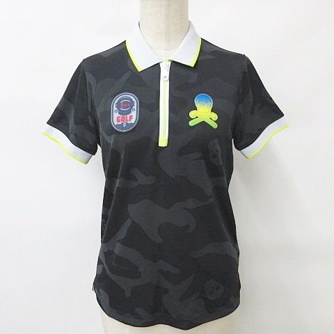 カッコいい MARK&LONA スカル 半袖 ポロシャツ マークアンドロナ