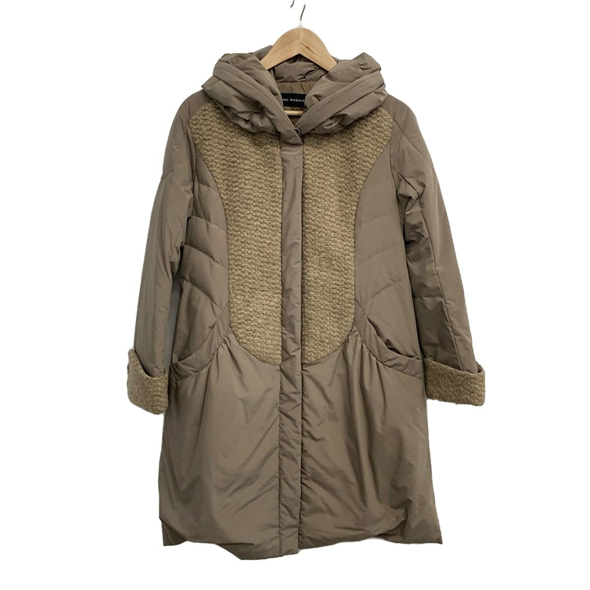 ヒロココシノダウンコート　38 HIROKO KOSHINO(ヒロココシノ) ダウンコート サイズ38 M レディース美