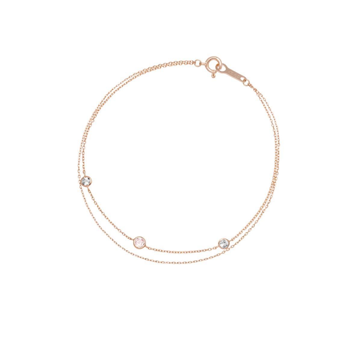 数量 4℃ ヨンドシー K10ピンクゴールド PG ブレスレット 111826133102