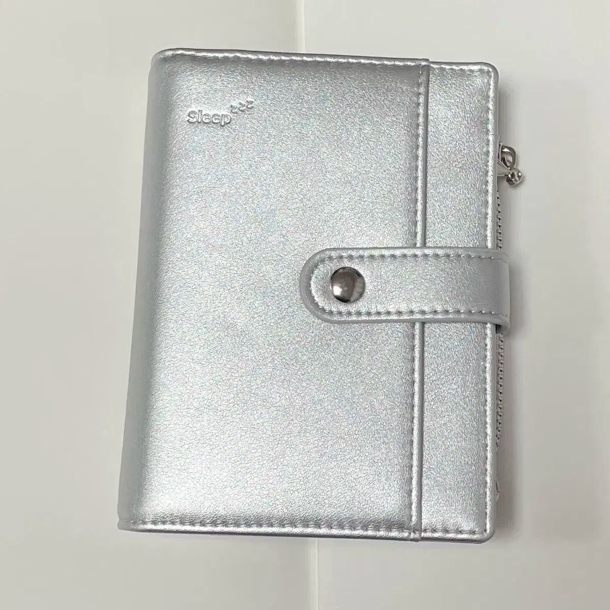 【雷市場（ポンジャン）商品韓国直送】 Sleepsheep A7 シルバー ウォレットタイプ 財布 ダイアリー