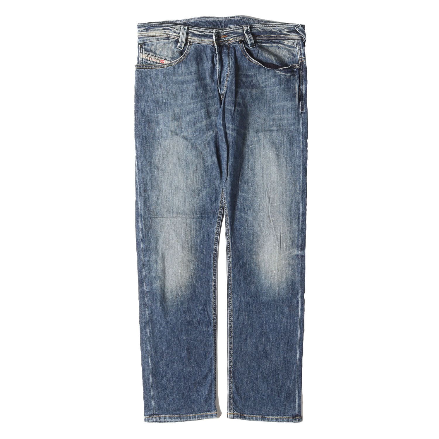 DIESEL ディーゼル】ヴィンテージ加工 デニム ショーツ 32 イタリア製!! （渾身のダメージ加工 ジーンズ ショートパンツ） DIESELヴィンテージ 加工デニム MADE IN ITALY ディーゼル