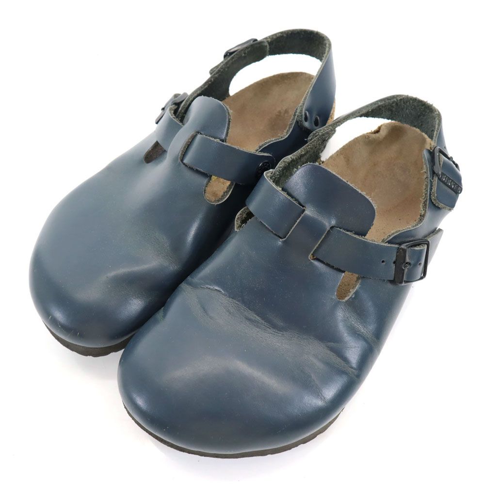 ビルケンシュトック ボストン サンダル 40 ネイビー BIRKENSTOCK メンズ