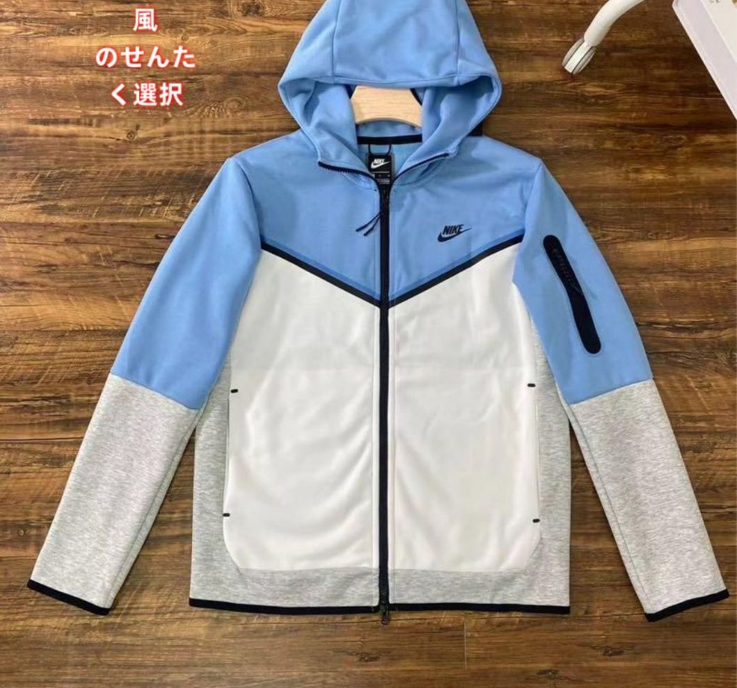 値下げします 新品 Nike TechFleece テックフリース 上下セットアップ ブルー