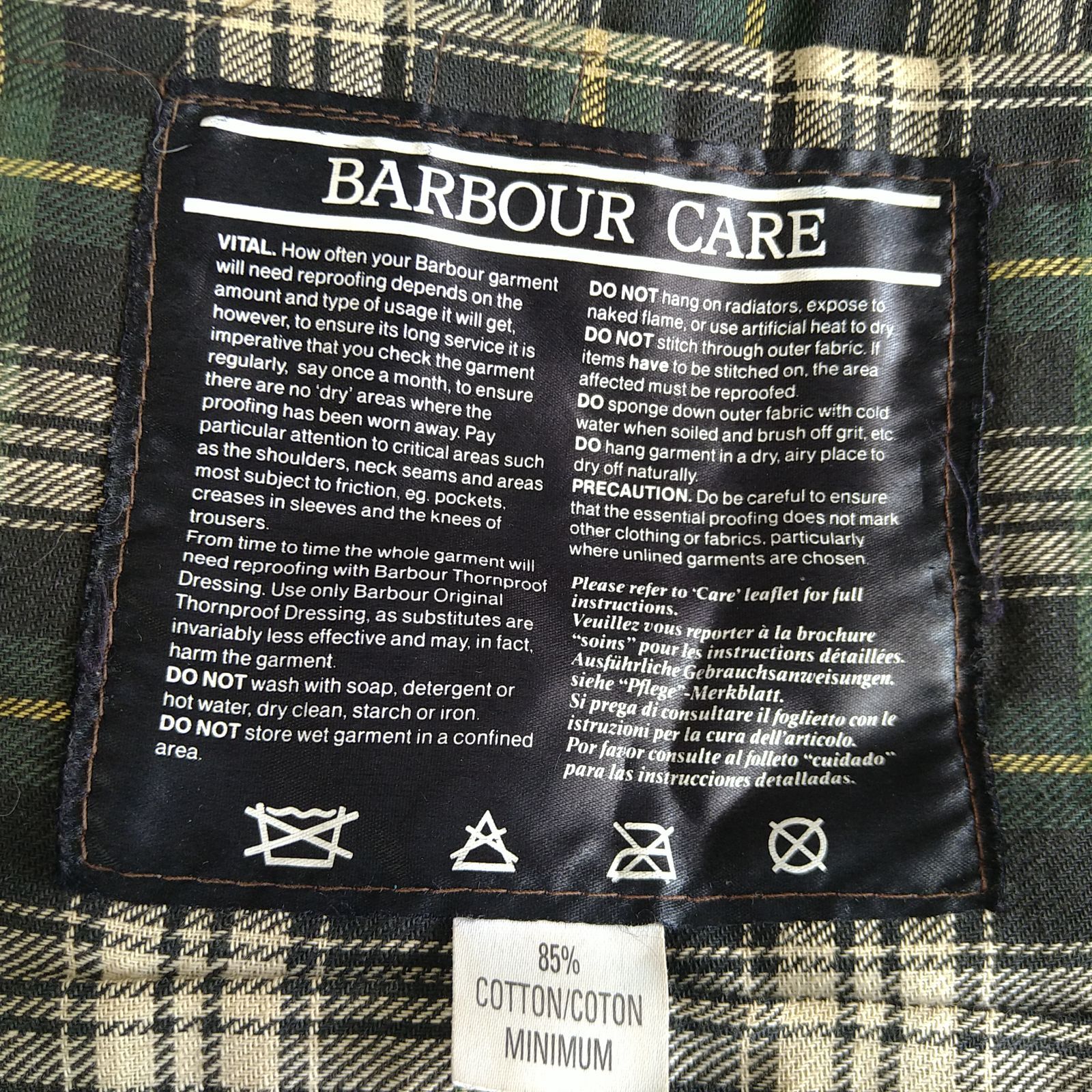 ☆90s Barbour BEDALE バブアー ビデイル 91CM 36インチ-