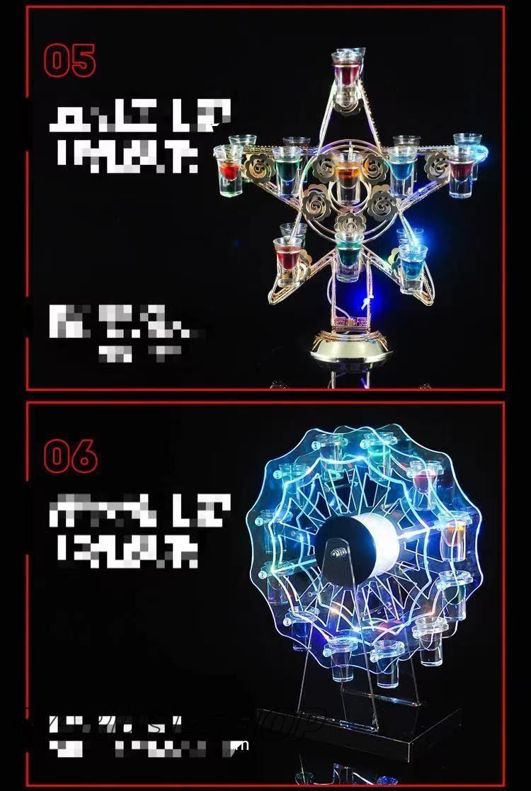 LED酒グラス棚 酒スタンド