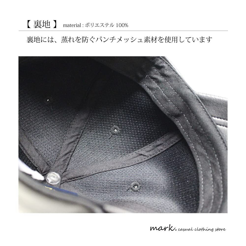 COLLECTION エコレザー BLACK 別注企画 MARK.HATS フェイクレザー