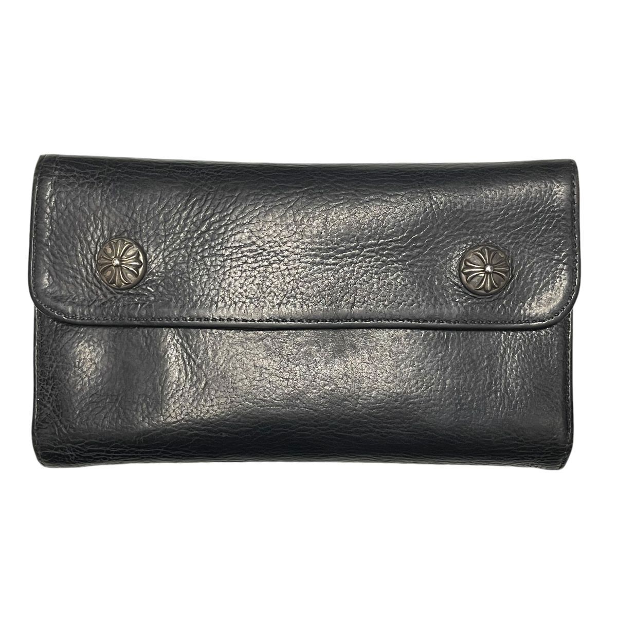 Chrome Hearts ウォレット ウェーブ　　　　ヘビーレザー クロムハーツ WAVE wallet 長財布 ウェーブ ヘビーレザー | chromehearts