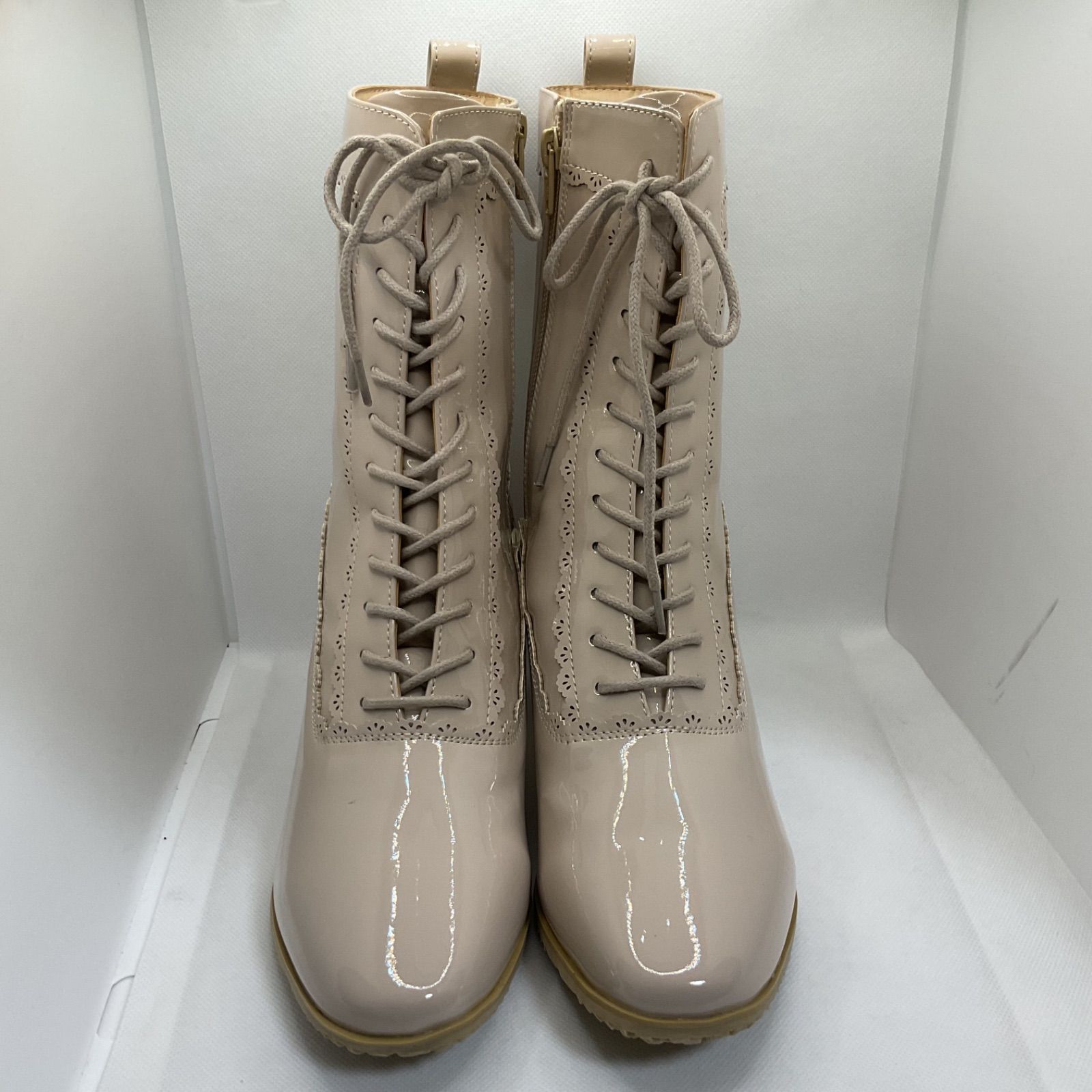 未使用 新品 axes femme アクシーズファム レースアップレイン