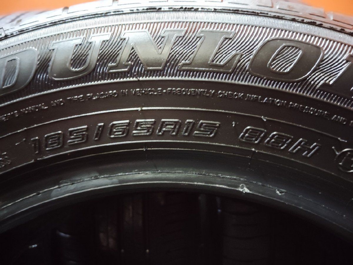 DUNLOP ENASAVE EC300+ 185/65R15 15インチ 夏タイヤ 4本 23年製 バリ
