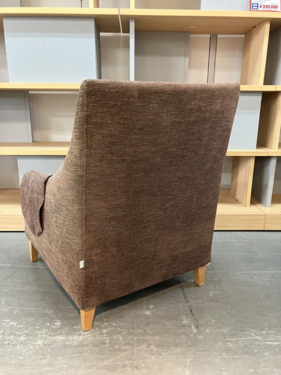 2025品質保証新品! 品 B＆B 1人掛けソファ ブラウン系 布張り 衝撃価格！