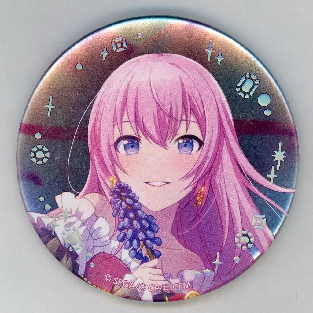 巡音ルカ バースデー 100mm缶バッジ Illustration へちま 新品 中古】バッジ・ピンズ 巡音ルカ 「プロジェクトセカイ カラフル