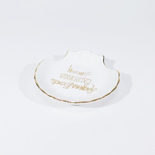 STUSSY ステューシー CERAMIC SEASHELL ASHTRAY セラミック シーシェル アッシュトレイ 灰皿 グッズ 小物 ホワイト  貝殻型