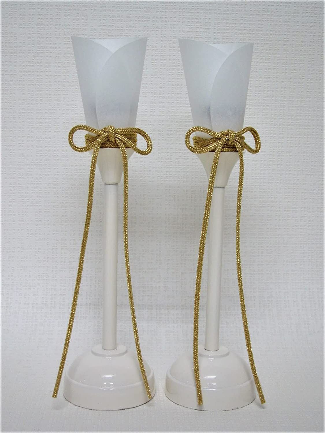 雛人形部品売り ぼんぼり 燭台「油灯」コードレス 雪洞高さ24㎝白