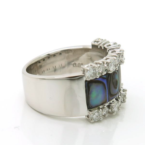 TASAKI タサキ シトリン ホワイトシェル ダイヤモンド リング指輪 K18