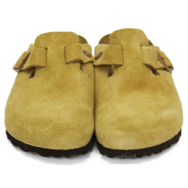 BIRKENSTOCK ビルケンシュトック 1026164 BOSTON ボストン スエードレザーサンダル LATTE CREAM ナロー BI463 ナロー 37-約24.0cm