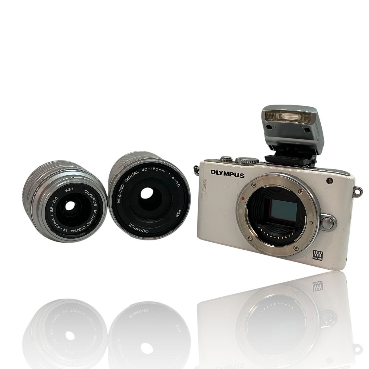 【ジャンク品】OLYMPUS PEN Lite E-PL3 OLYMPUS PEN Lite E-PL3 デジタル一眼レフカメラ レンズ2個