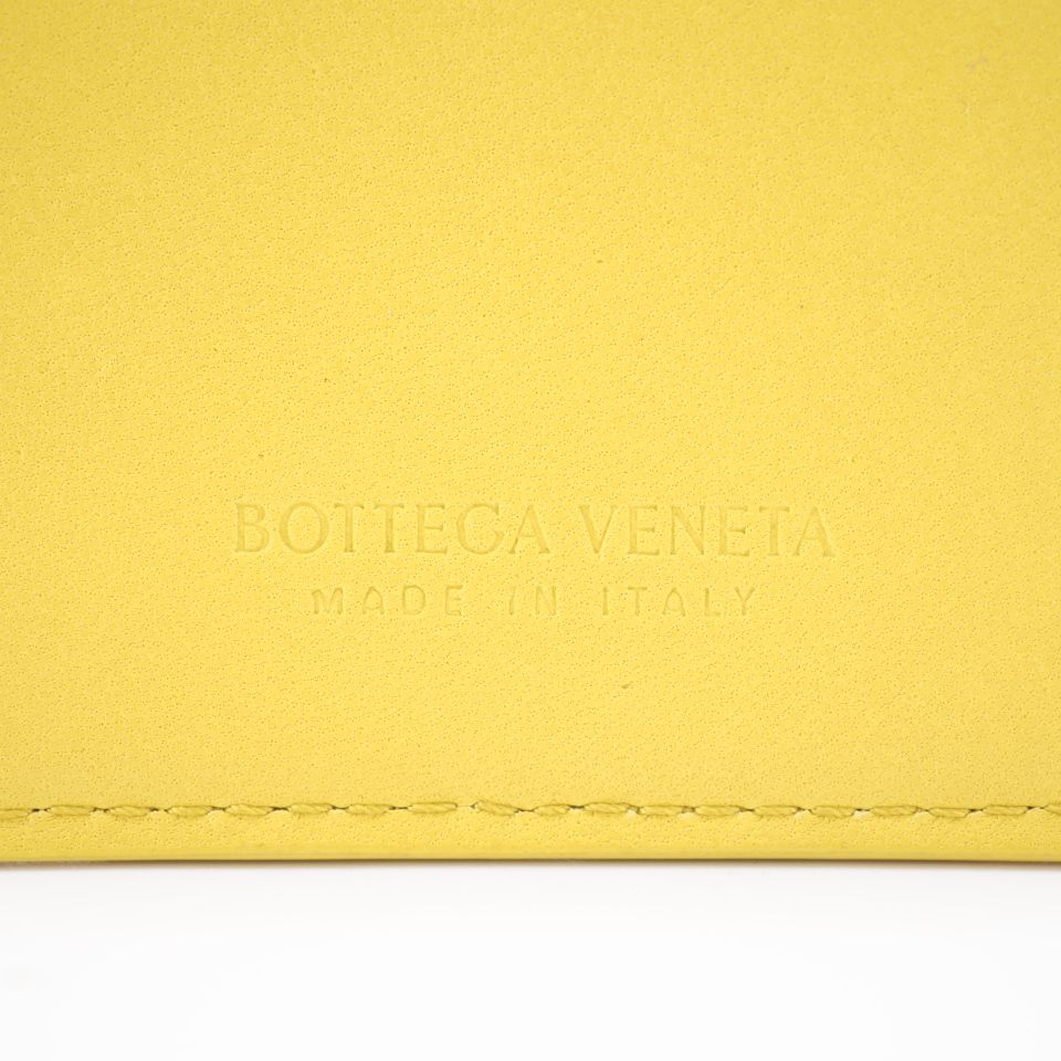 BOTTEGAVENETA/ボッテガヴェネタ イントレチャート カードケース イエロー ユニセックス
