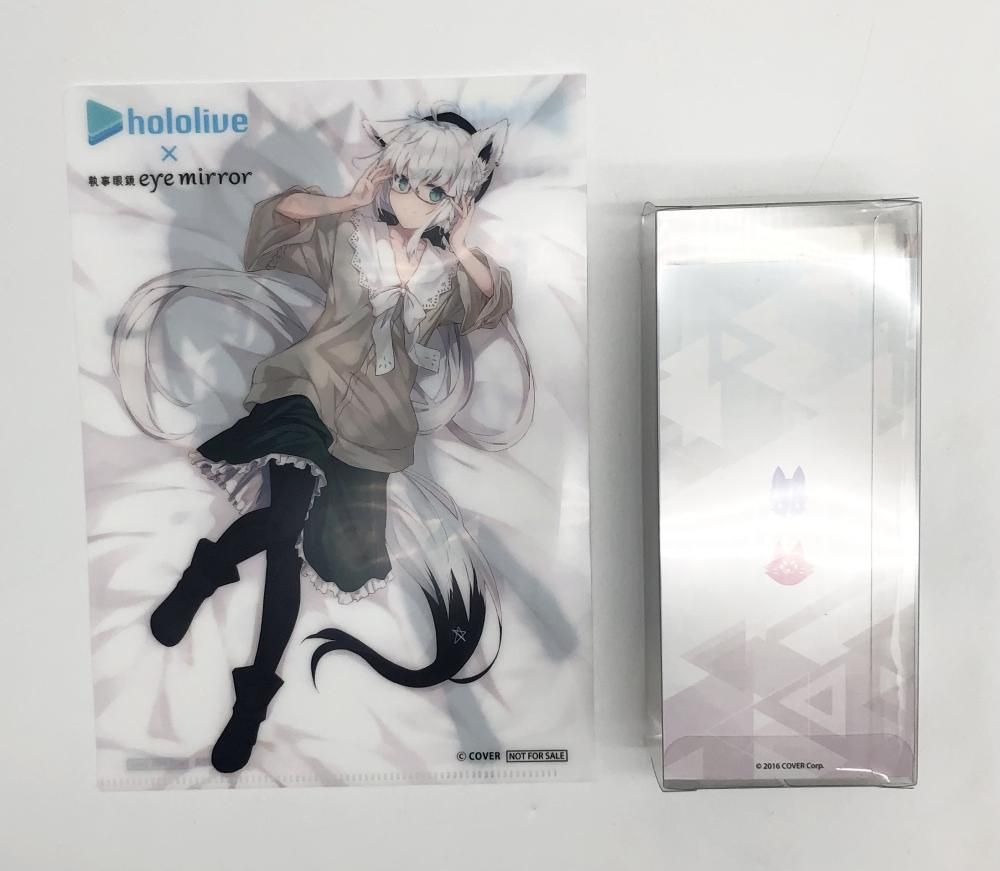 心得開箱[hololive x 執事眼鏡eyemirror] 白上フブキモデル 執事眼鏡 