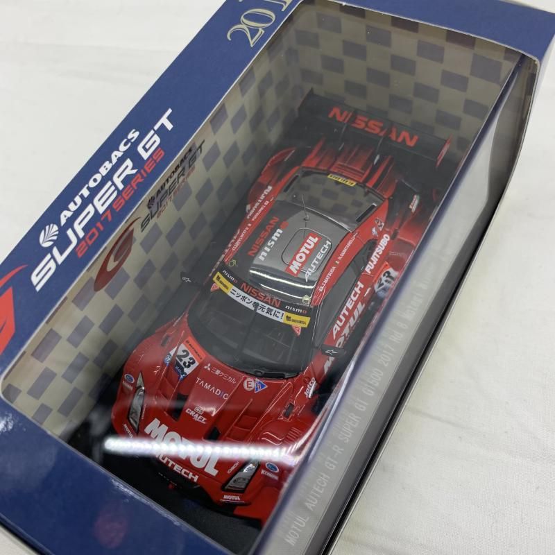エブロ MOTUL AUTECH GT-R ミニカー 1/43 2017限定品 中古】1/43 エブロ MOTUL AUTECH GT-R SUPER GT GT500 2017 Rd.8