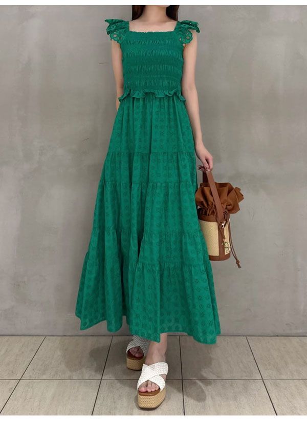 即納】フレイアイディー FRAY I.D ワンピース 25春夏 モノグラムエン