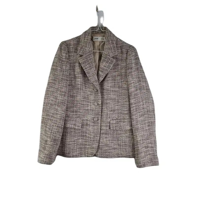 【雷市場（ポンジャン）商品韓国直送】 F4119 MIXXO 女性 S ツイード 3 つのボタン ジャケット/ダーク
