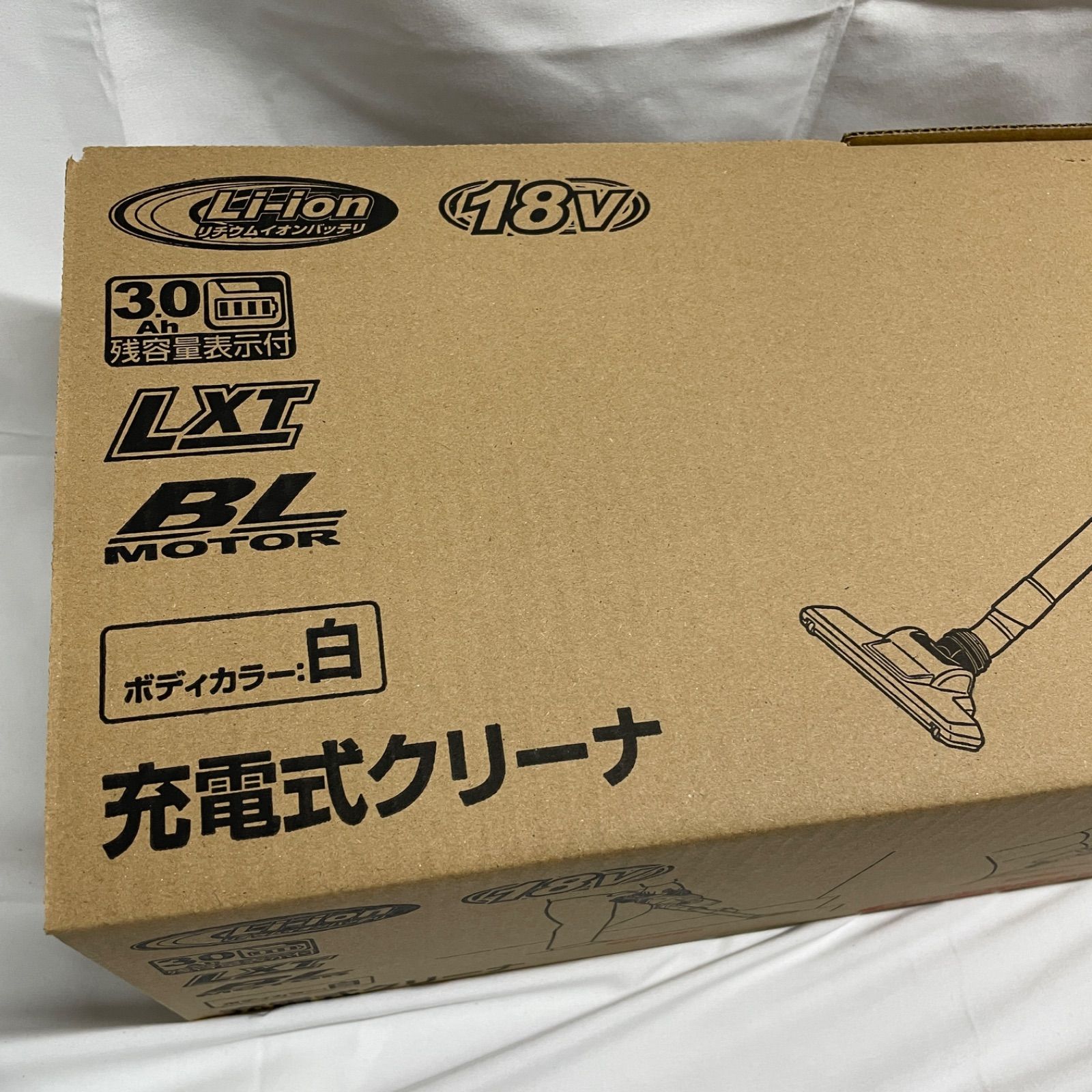 ◇ makita 充電式 クリーナー [ CL286FDRFW ] ホワイト 【箱上部