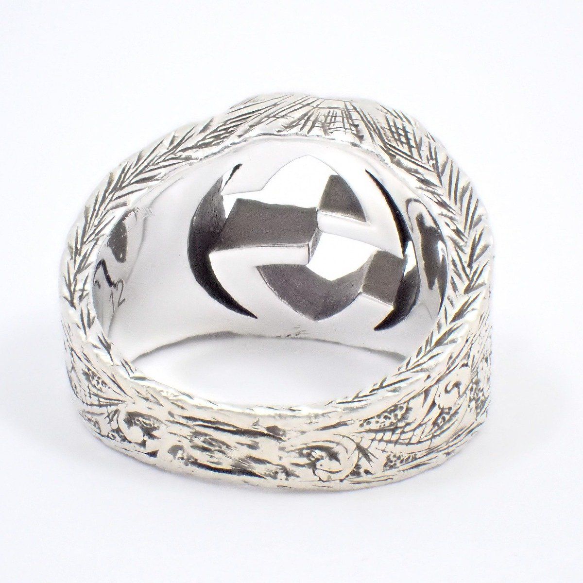 美品✨グッチ GUCCI　指輪　リング　9号　インターロッキング　アラベスク Brandol / GUCCI グッチ 指輪 インターロッキング Gリング 9号