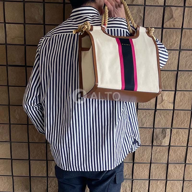 ☆春夏にピッタリ☆ MARNI ナチュラル ミディアム Trunkaroo ☆2024春夏入荷☆MARNI マルニ BMMP0024U4 P6458 MARCEL