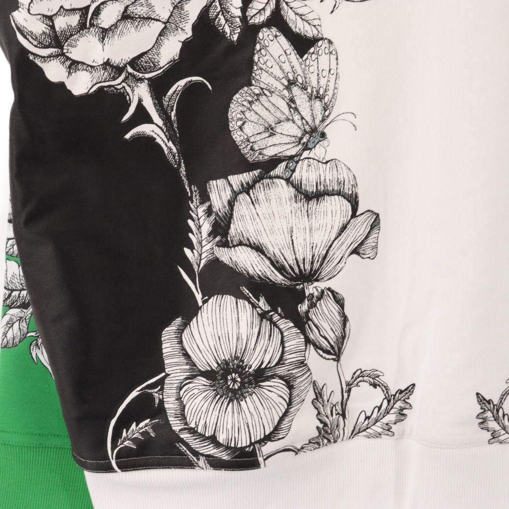 VALENTINO Dark Bloomingフロントロゴ プルオーバーパーカー