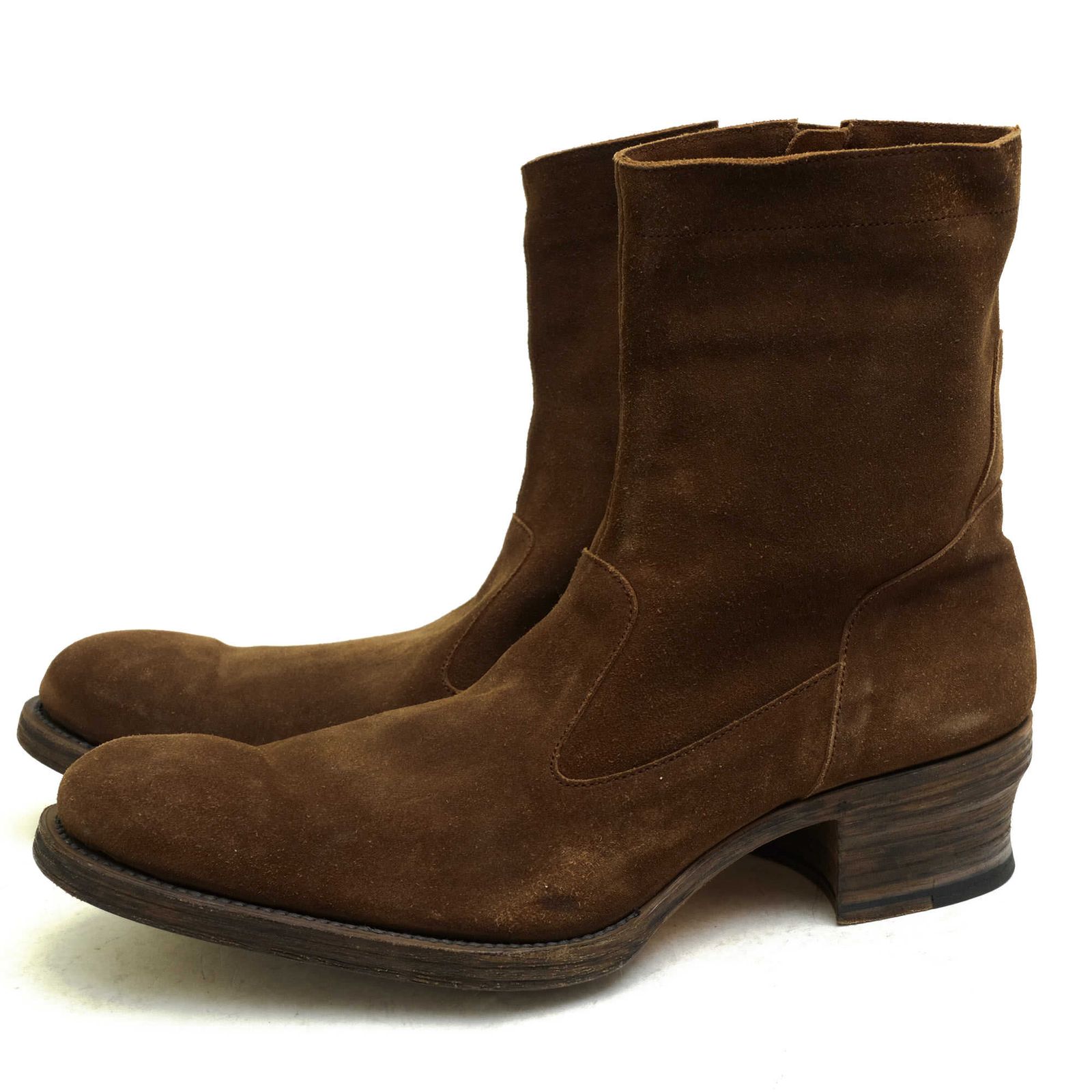 アルフレッドバニスター ジッパーブーツ ブラウン アルフレッド