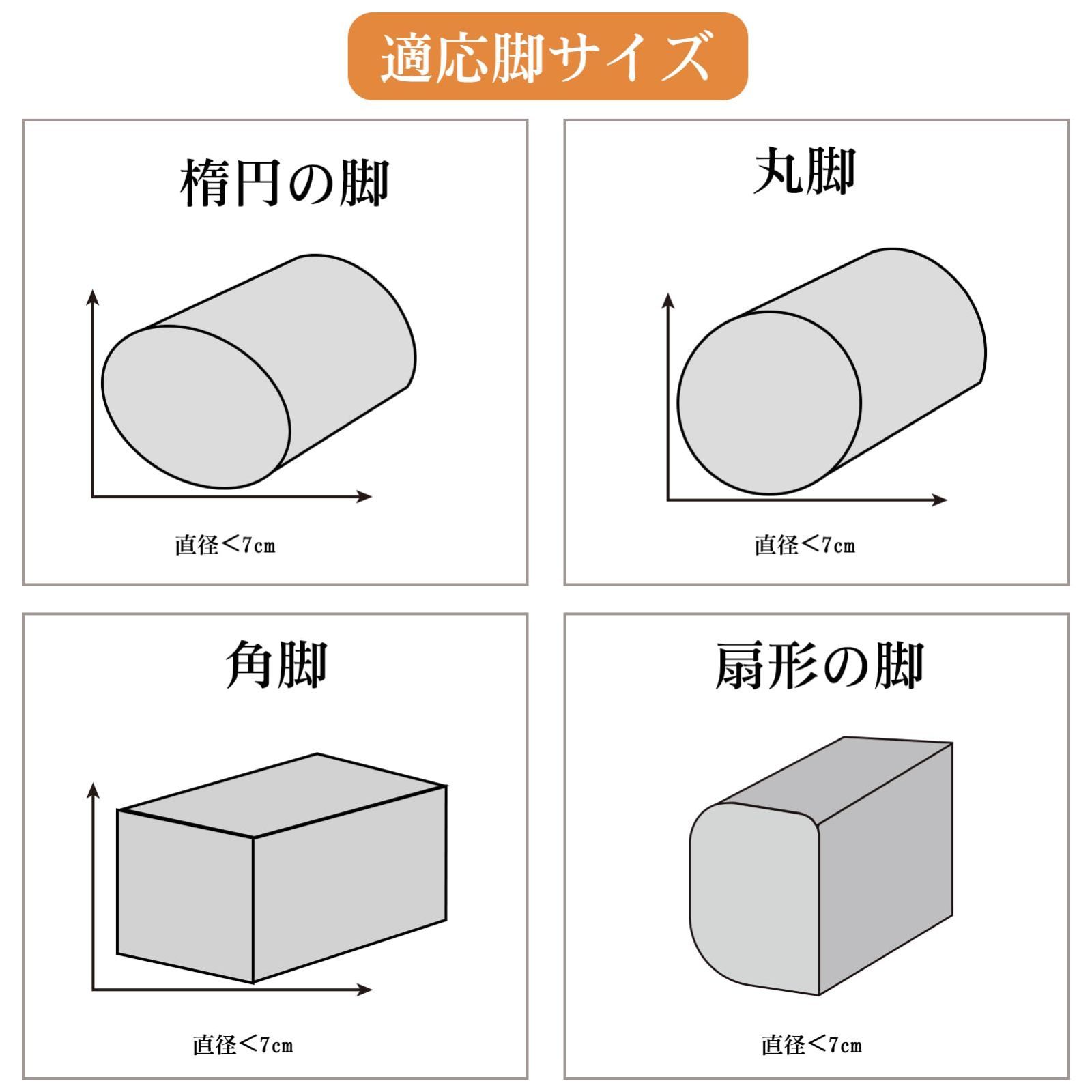 Uping 継ぎ脚 高さ調整脚 継足 8個セット2Way 2.8cm 5.3cm 調整可能 延長脚 アジャスター ベッド・テーブル・ソファ・机・こたつ  高さを上げる足 テーブル脚台 多段階 高さ調節脚 暖房器具 角型 家具 脚台 つぎあし 底上げ - メルカリ