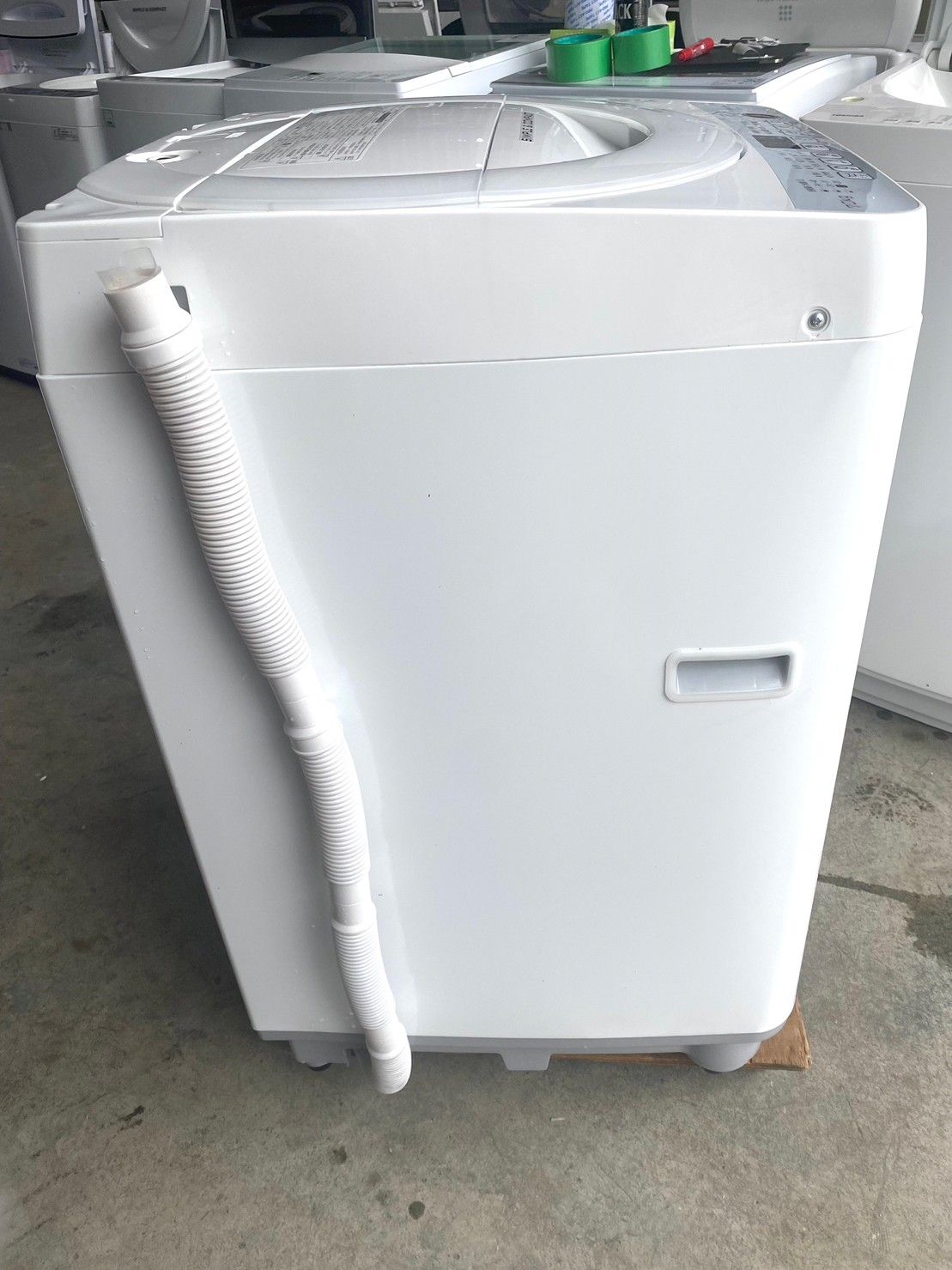 全国送料無料☆3か月保障付き☆洗濯機☆2017年☆ES-T709-W☆S-581