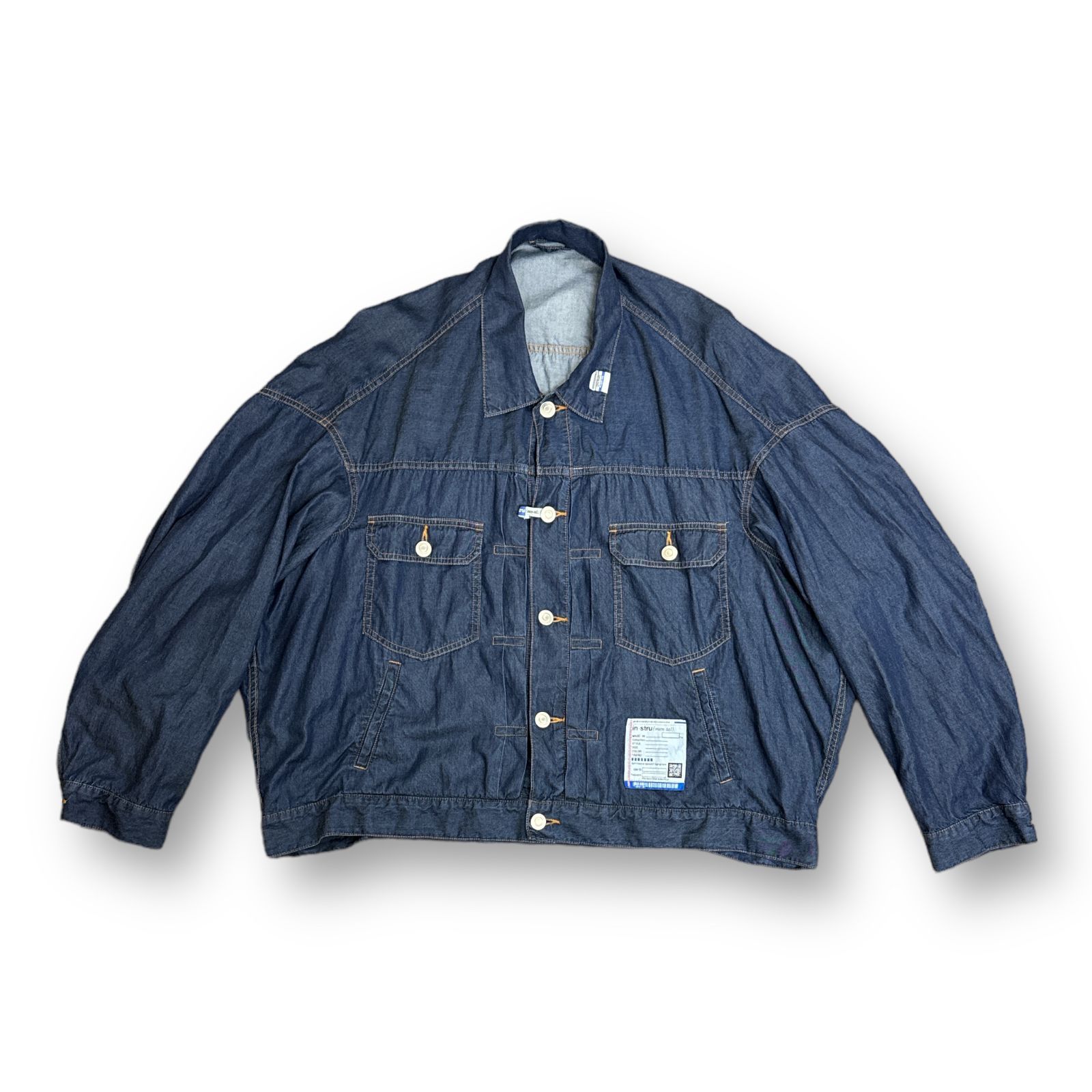 定価42900円 in・stru(men-tal). Maison MIHARA YASUHIRO Tencel Denim 
