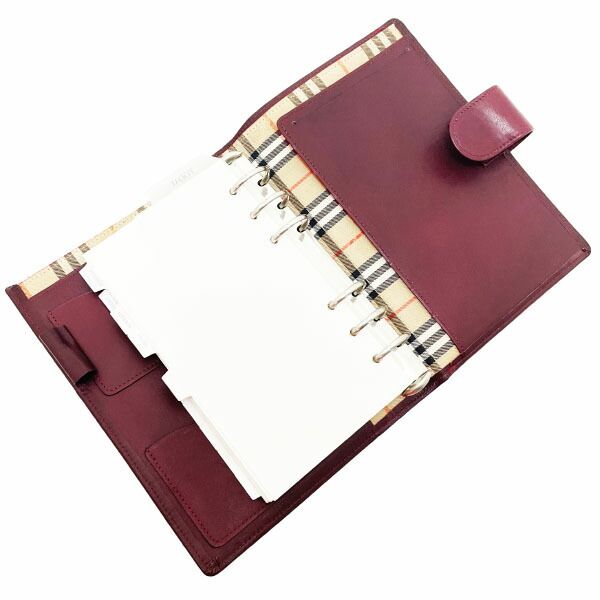 手帳カバー レザー