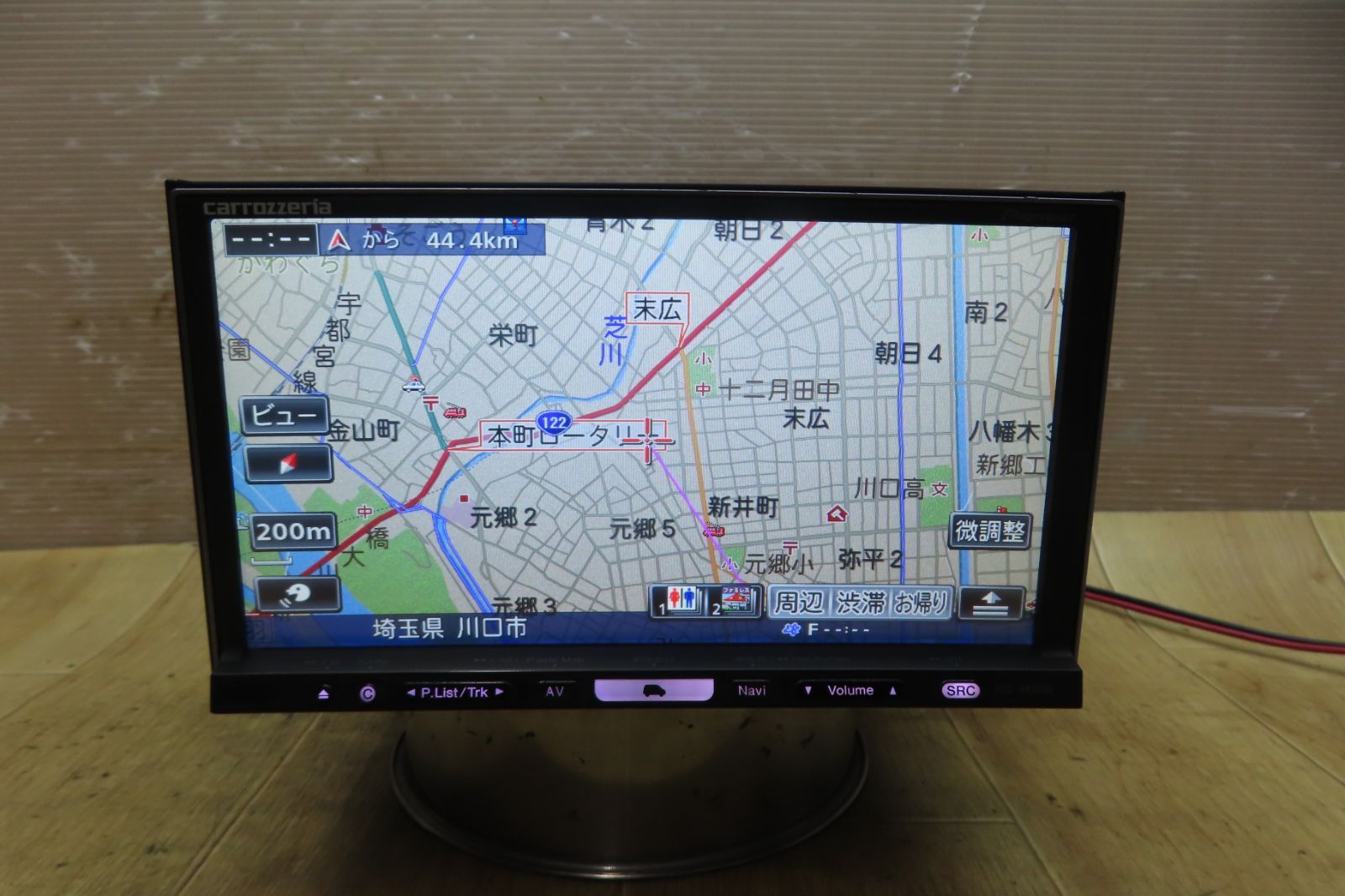 carrozzeria 楽ナビ AVIC-HRZ099 pioneer DVD USB テレビ ☆F2846