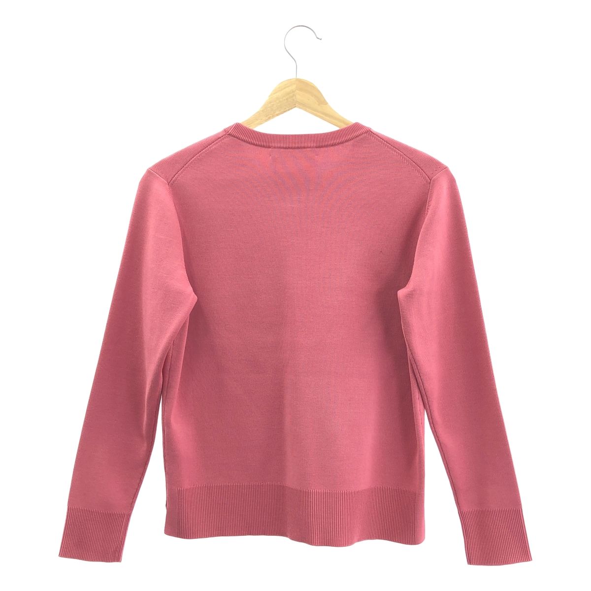  ebure エブール コットン シルク クルーネック ニット 38 ピンク レディース その他 トップス