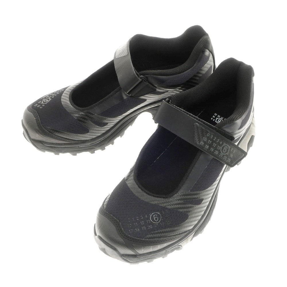 【中古】エムエムシックス MM6 × SALOMON スニーカー ブラック【サイズ26cm】【メンズ】 中古】エムエムシックス MM6 × SALOMON スニーカー ブラック【サイズ