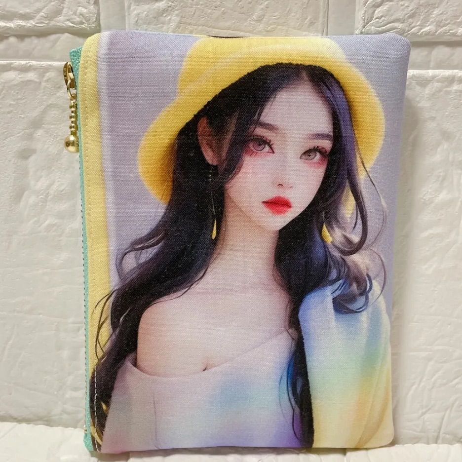 フラットポーチ ミニポーチ ハンドメイド オファー 両面パネル生地